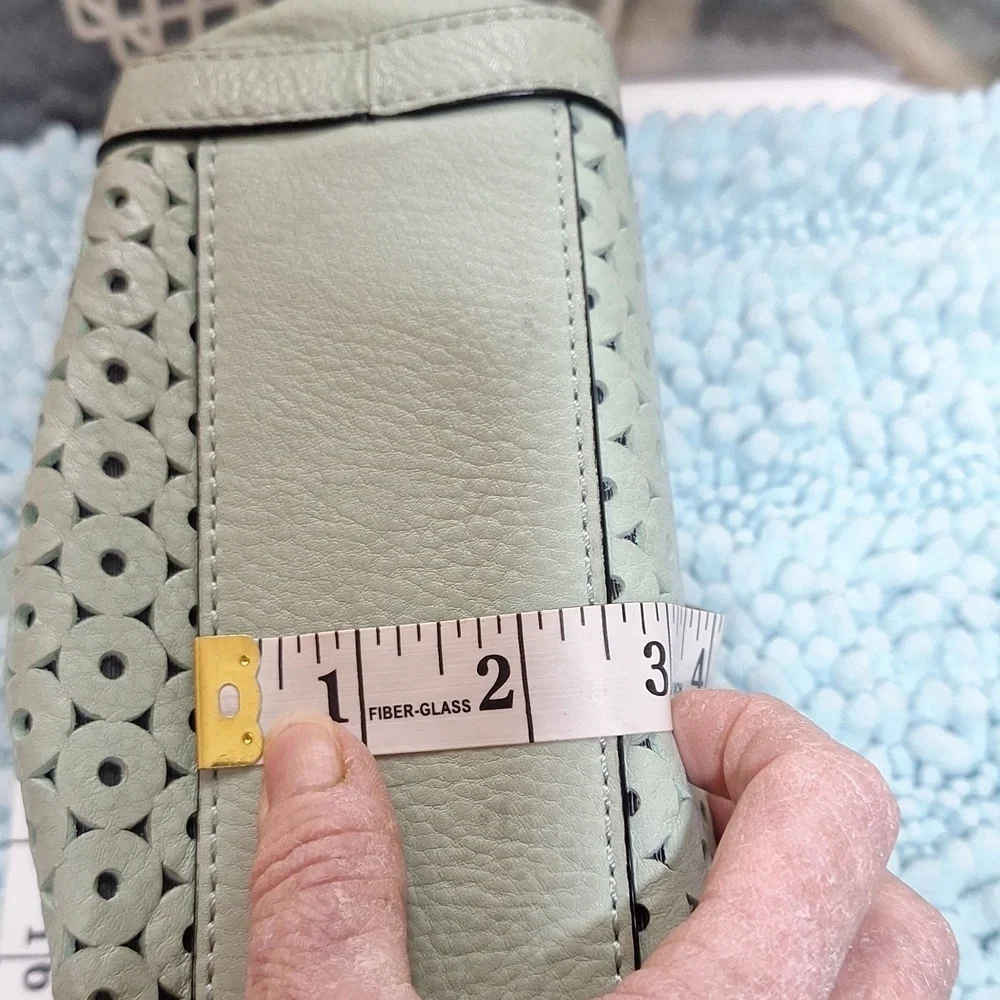 Kate Spade, New York Mercer Isle- Sienna leather green light  bag